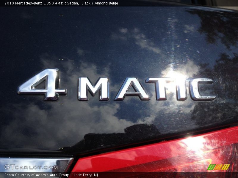 Black / Almond Beige 2010 Mercedes-Benz E 350 4Matic Sedan