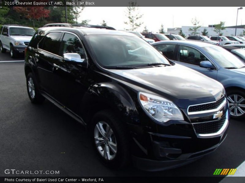 Black / Jet Black 2010 Chevrolet Equinox LT AWD