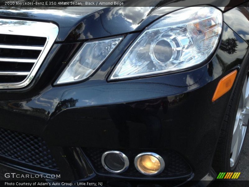 Black / Almond Beige 2010 Mercedes-Benz E 350 4Matic Sedan