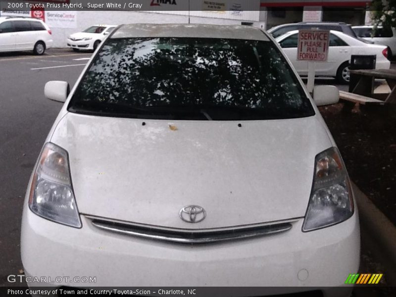 Super White / Gray 2006 Toyota Prius Hybrid