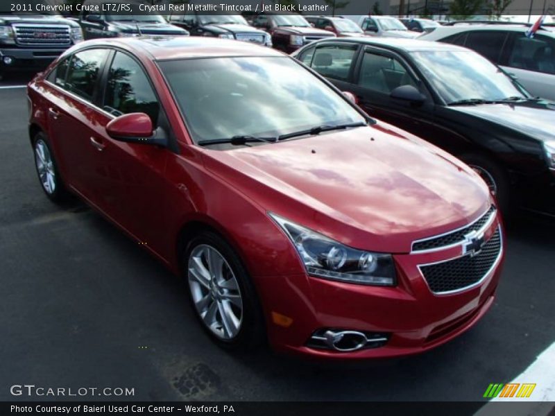 Crystal Red Metallic Tintcoat / Jet Black Leather 2011 Chevrolet Cruze LTZ/RS