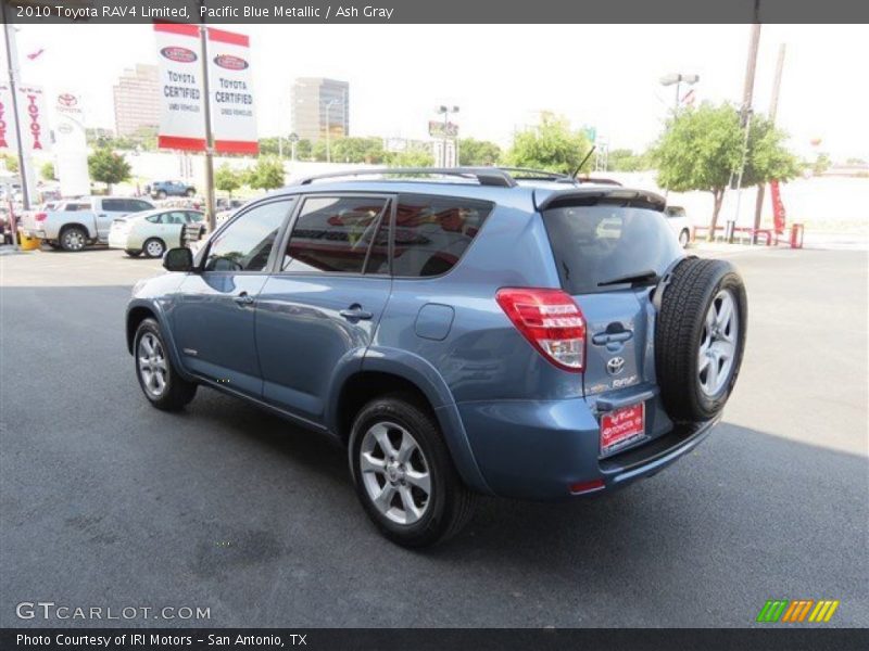 Pacific Blue Metallic / Ash Gray 2010 Toyota RAV4 Limited