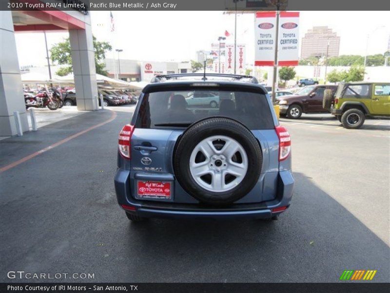 Pacific Blue Metallic / Ash Gray 2010 Toyota RAV4 Limited