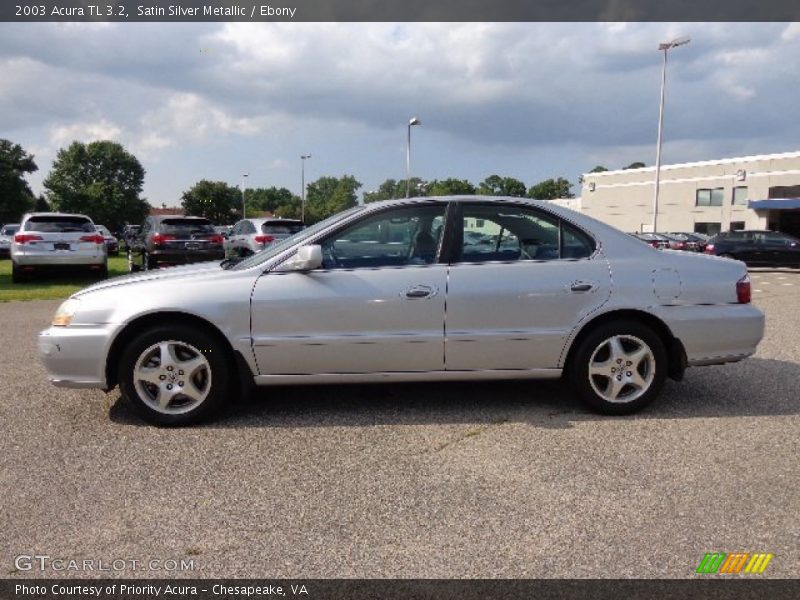 Satin Silver Metallic / Ebony 2003 Acura TL 3.2