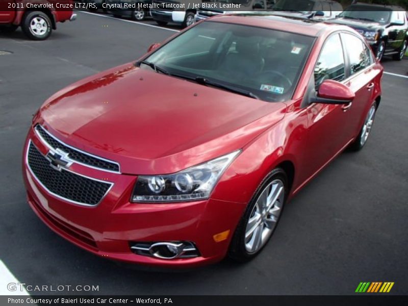 Crystal Red Metallic Tintcoat / Jet Black Leather 2011 Chevrolet Cruze LTZ/RS