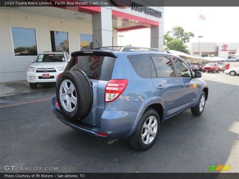 Pacific Blue Metallic / Ash Gray 2010 Toyota RAV4 Limited