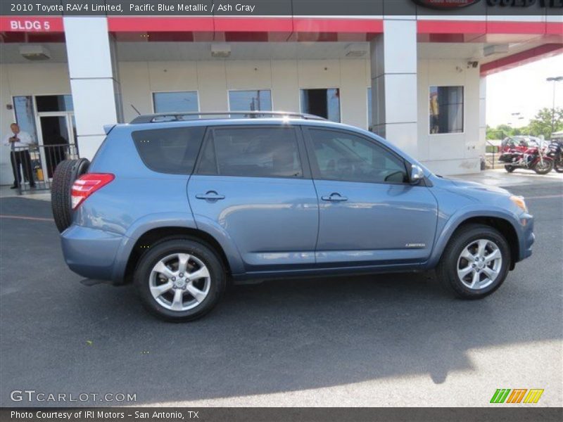 Pacific Blue Metallic / Ash Gray 2010 Toyota RAV4 Limited