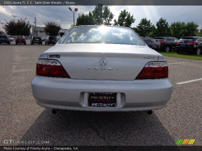 Satin Silver Metallic / Ebony 2003 Acura TL 3.2