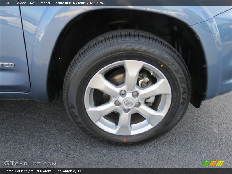 Pacific Blue Metallic / Ash Gray 2010 Toyota RAV4 Limited
