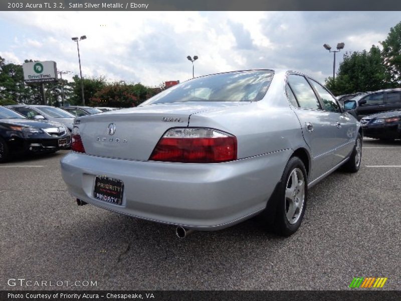 Satin Silver Metallic / Ebony 2003 Acura TL 3.2