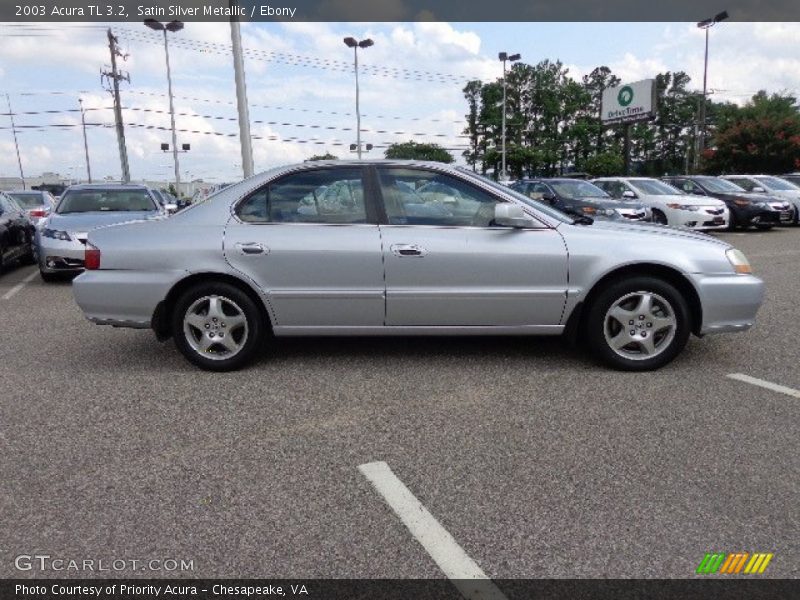 Satin Silver Metallic / Ebony 2003 Acura TL 3.2