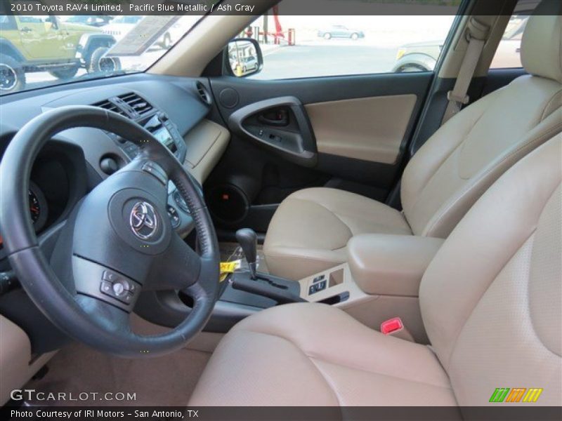 Pacific Blue Metallic / Ash Gray 2010 Toyota RAV4 Limited