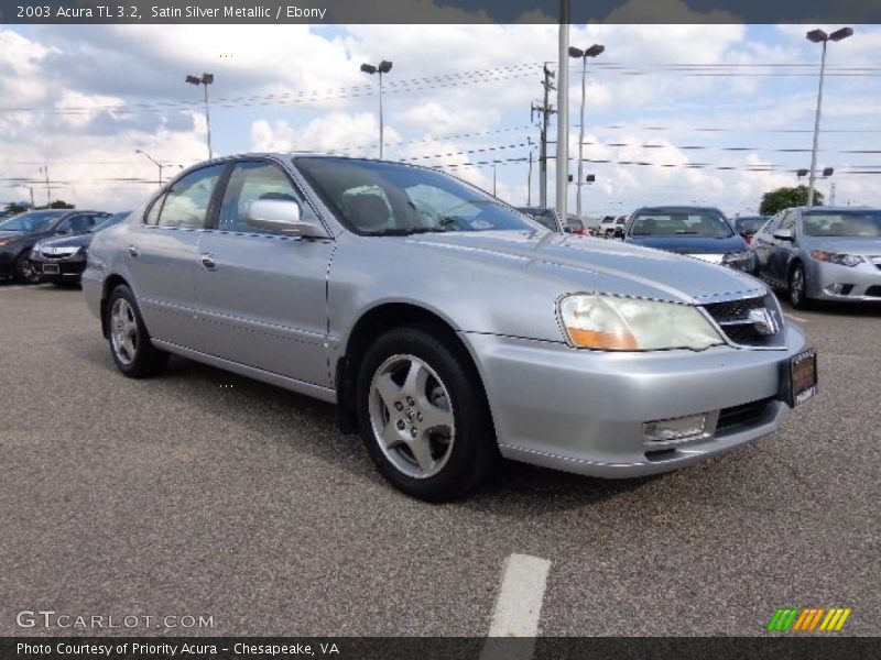 Satin Silver Metallic / Ebony 2003 Acura TL 3.2