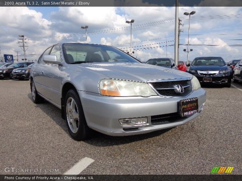 Satin Silver Metallic / Ebony 2003 Acura TL 3.2