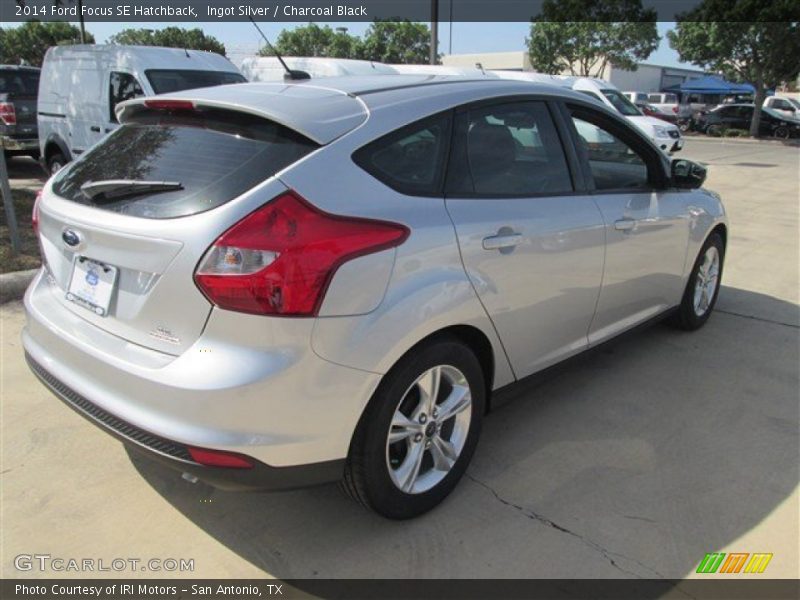 Ingot Silver / Charcoal Black 2014 Ford Focus SE Hatchback
