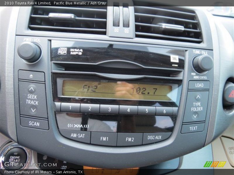 Pacific Blue Metallic / Ash Gray 2010 Toyota RAV4 Limited