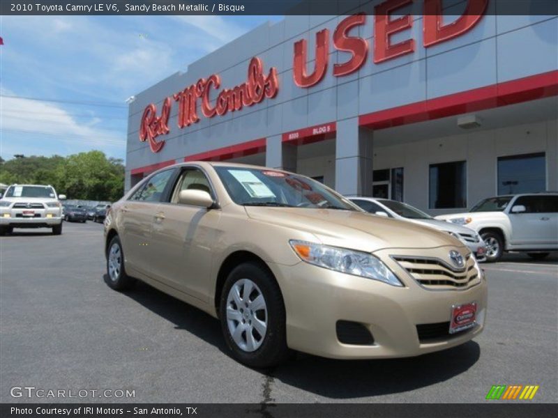 Sandy Beach Metallic / Bisque 2010 Toyota Camry LE V6