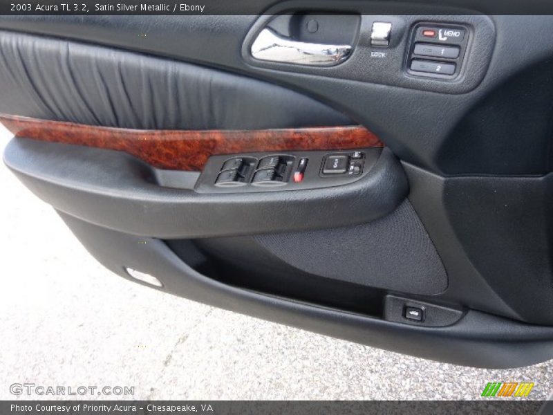Satin Silver Metallic / Ebony 2003 Acura TL 3.2
