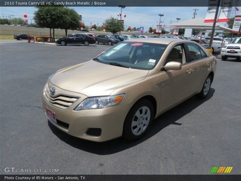 Sandy Beach Metallic / Bisque 2010 Toyota Camry LE V6