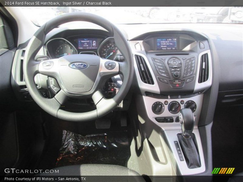 Ingot Silver / Charcoal Black 2014 Ford Focus SE Hatchback