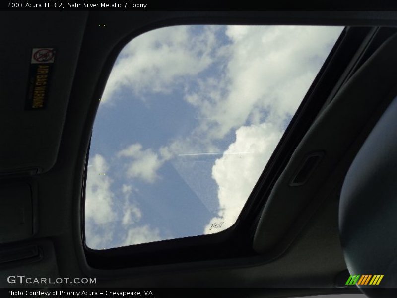Satin Silver Metallic / Ebony 2003 Acura TL 3.2