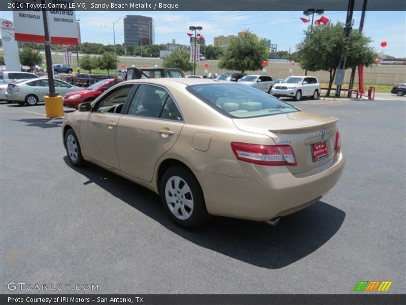 Sandy Beach Metallic / Bisque 2010 Toyota Camry LE V6