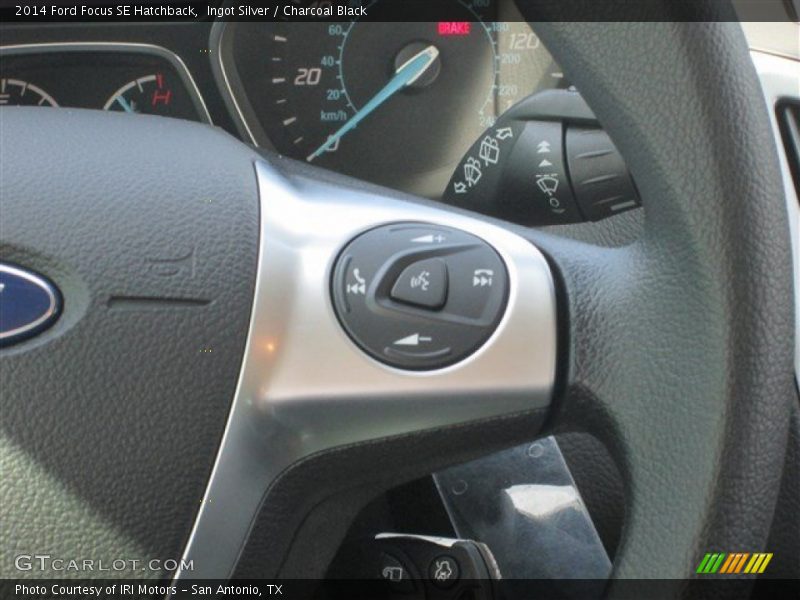 Ingot Silver / Charcoal Black 2014 Ford Focus SE Hatchback