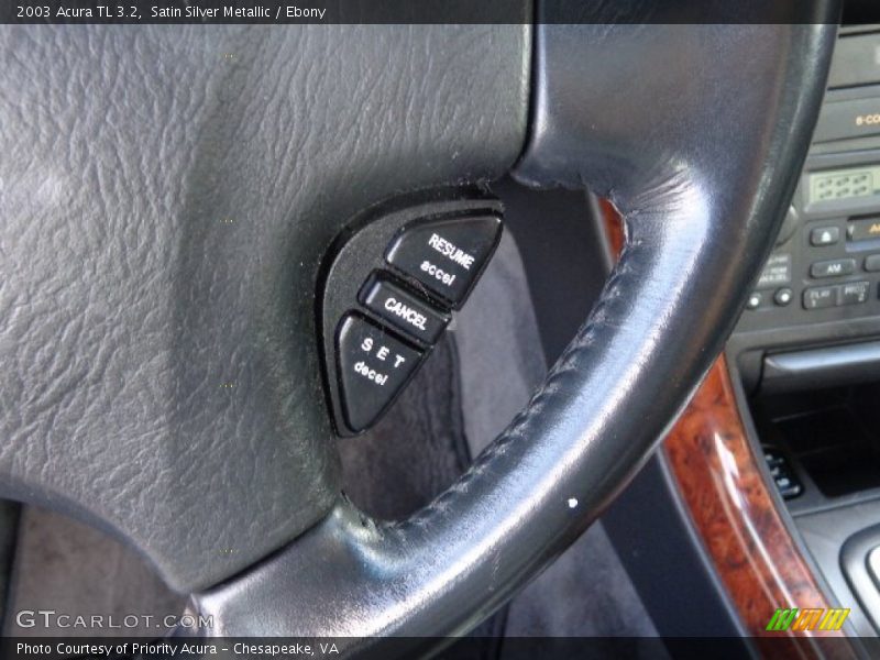 Satin Silver Metallic / Ebony 2003 Acura TL 3.2