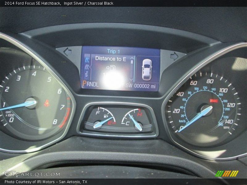 Ingot Silver / Charcoal Black 2014 Ford Focus SE Hatchback