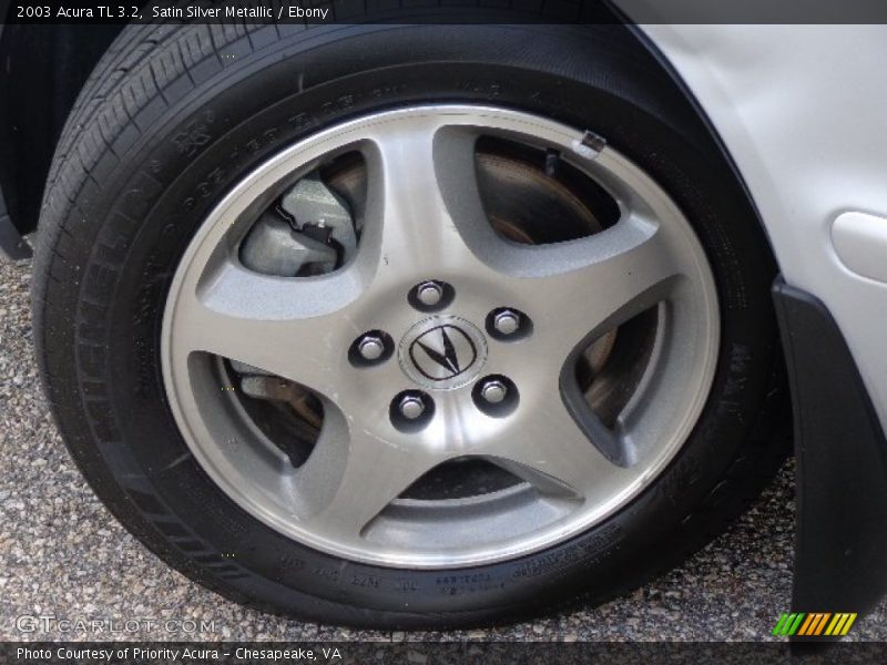 Satin Silver Metallic / Ebony 2003 Acura TL 3.2