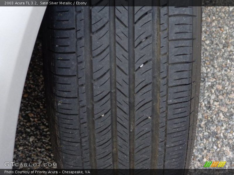 Satin Silver Metallic / Ebony 2003 Acura TL 3.2