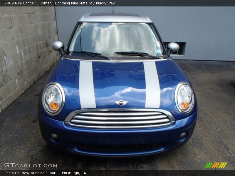 Lightning Blue Metallic / Black/Grey 2009 Mini Cooper Clubman