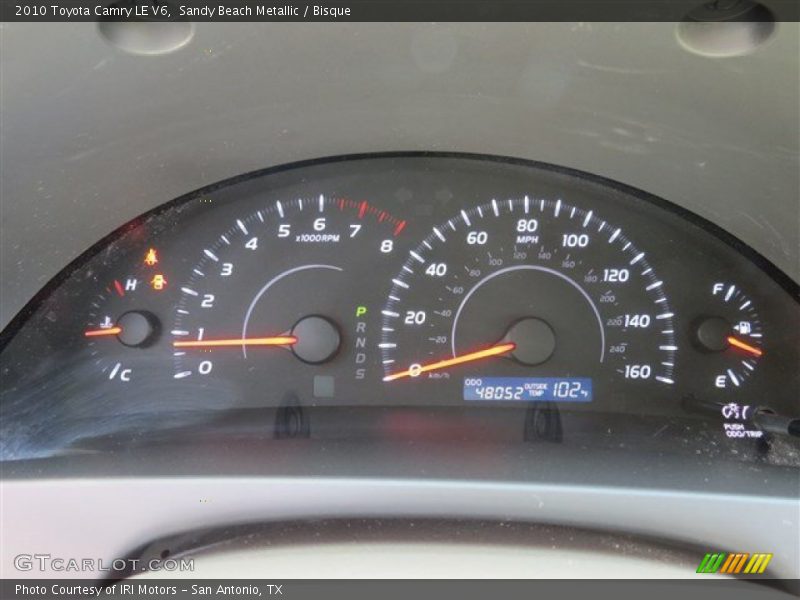 Sandy Beach Metallic / Bisque 2010 Toyota Camry LE V6