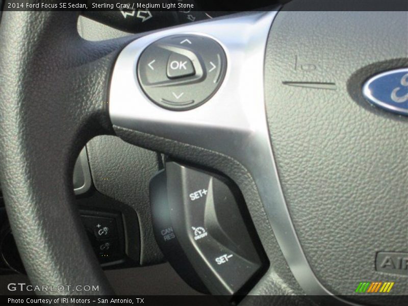 Sterling Gray / Medium Light Stone 2014 Ford Focus SE Sedan