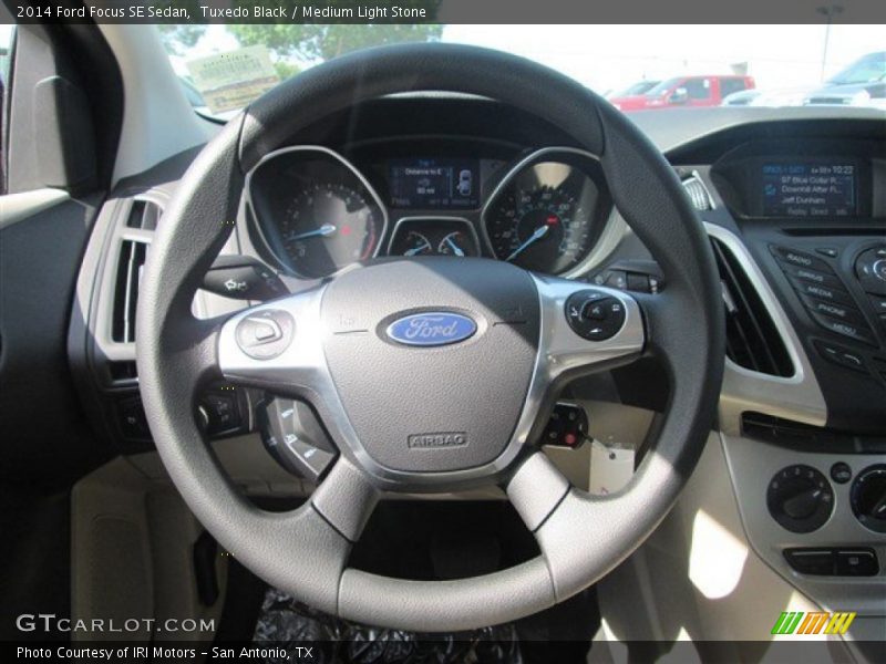 Tuxedo Black / Medium Light Stone 2014 Ford Focus SE Sedan