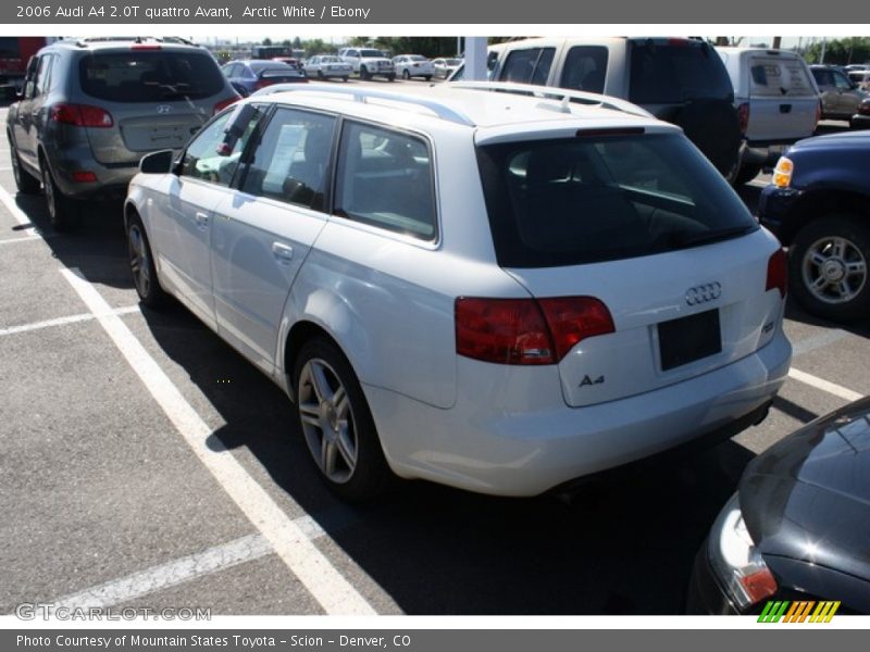 Arctic White / Ebony 2006 Audi A4 2.0T quattro Avant