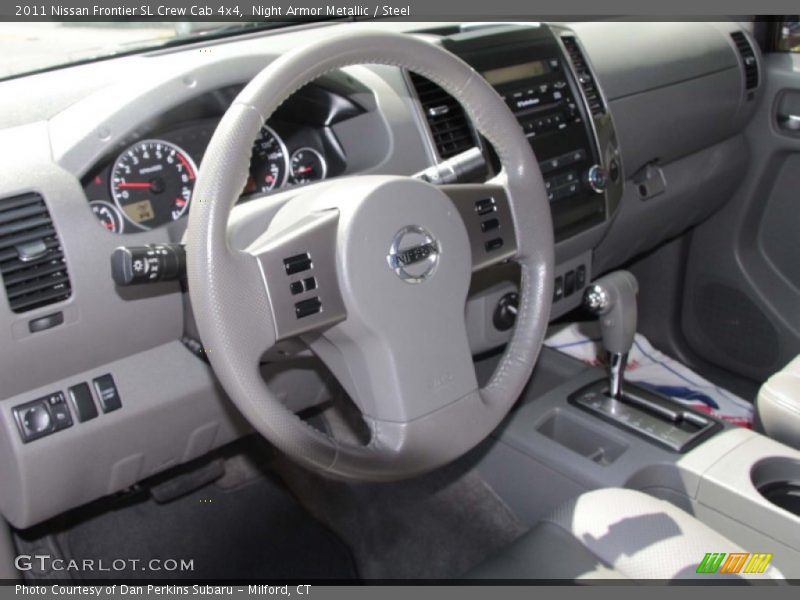 Night Armor Metallic / Steel 2011 Nissan Frontier SL Crew Cab 4x4