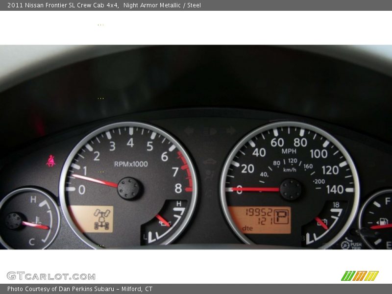 Night Armor Metallic / Steel 2011 Nissan Frontier SL Crew Cab 4x4