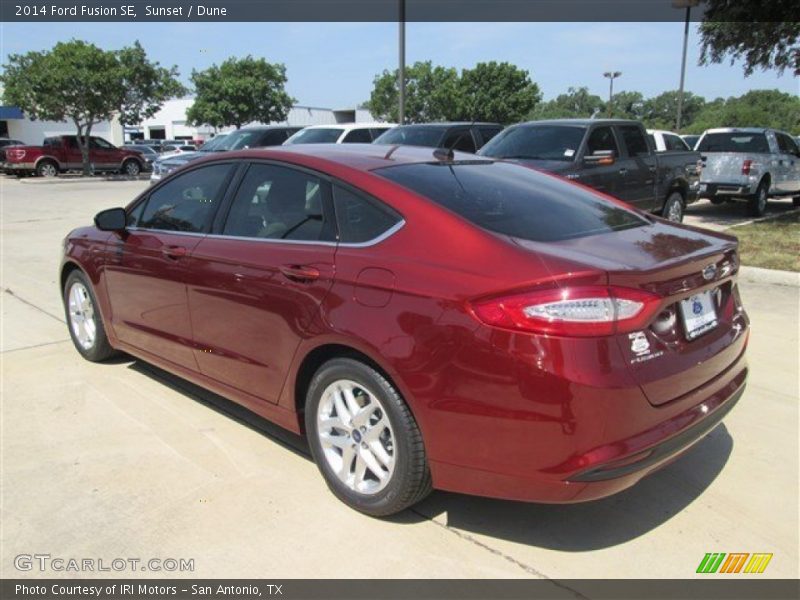 Sunset / Dune 2014 Ford Fusion SE