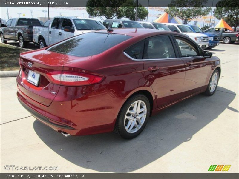 Sunset / Dune 2014 Ford Fusion SE