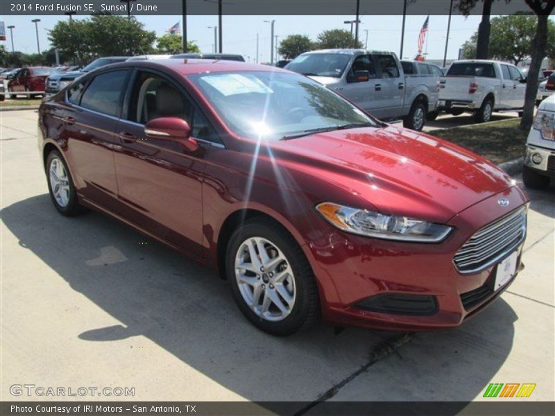 Sunset / Dune 2014 Ford Fusion SE