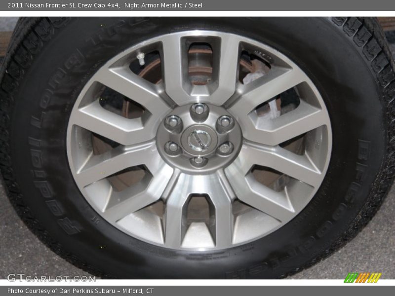 Night Armor Metallic / Steel 2011 Nissan Frontier SL Crew Cab 4x4