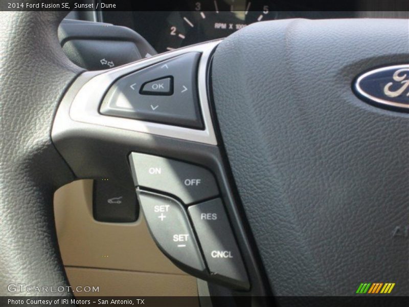 Controls of 2014 Fusion SE