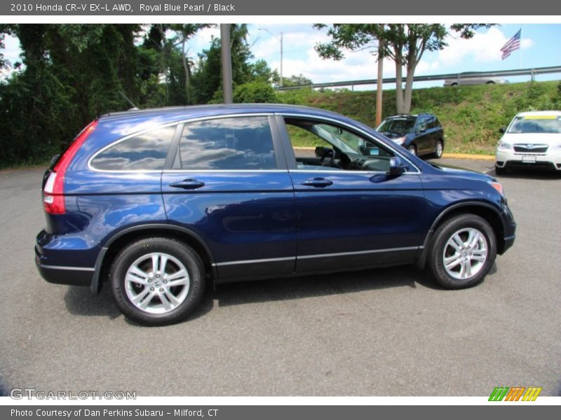 Royal Blue Pearl / Black 2010 Honda CR-V EX-L AWD