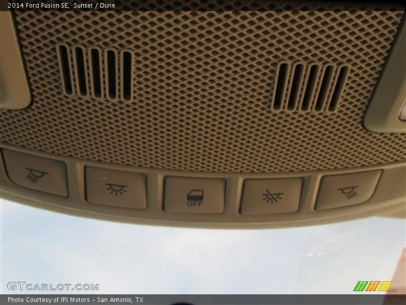 Controls of 2014 Fusion SE