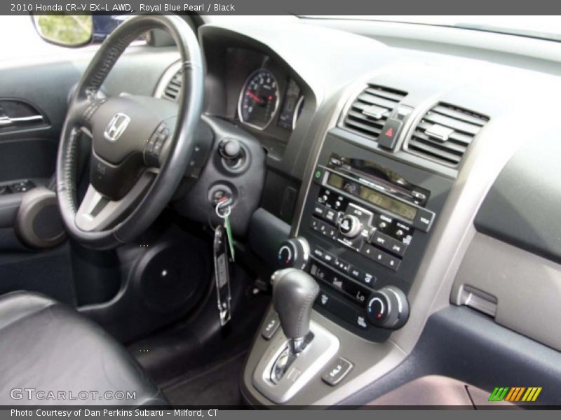 Royal Blue Pearl / Black 2010 Honda CR-V EX-L AWD