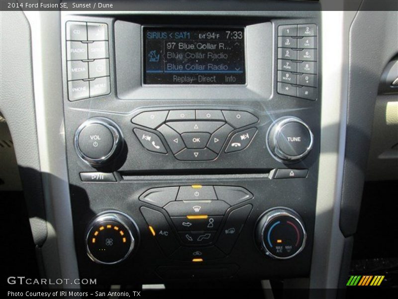 Controls of 2014 Fusion SE