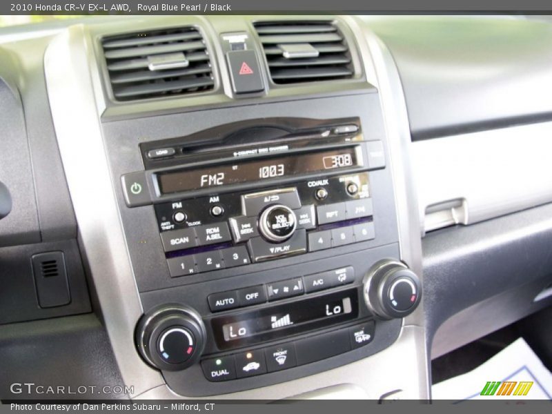 Royal Blue Pearl / Black 2010 Honda CR-V EX-L AWD