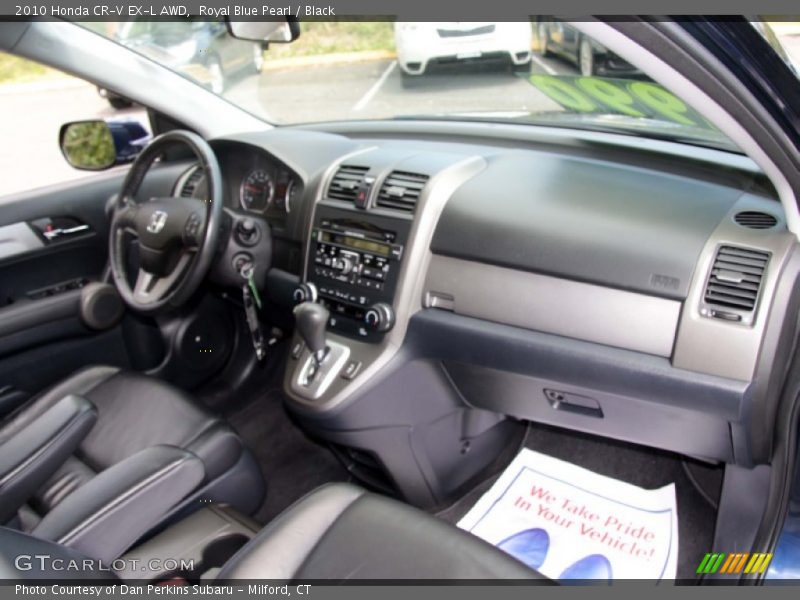 Royal Blue Pearl / Black 2010 Honda CR-V EX-L AWD
