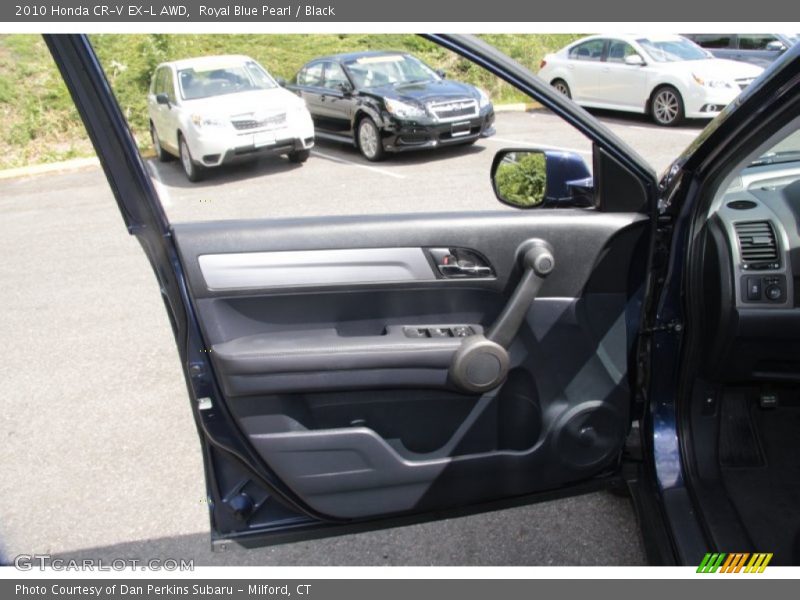 Royal Blue Pearl / Black 2010 Honda CR-V EX-L AWD